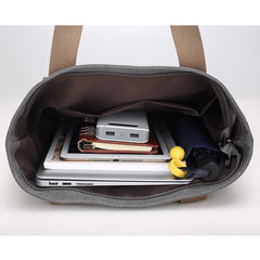 Women Canvas Tote Handbag Shoulder Bag Casual Travel Anti Theft Shopping