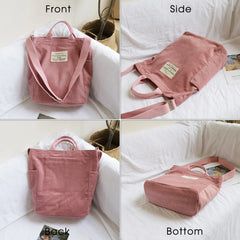 Women Canvas Tote Handbag Female Cloth Shoulder Bags Young Ladies Casual