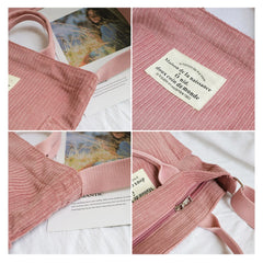 Women Canvas Tote Handbag Female Cloth Shoulder Bags Young Ladies Casual