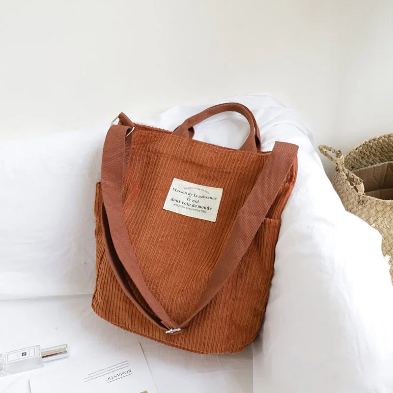 Women Canvas Tote Handbag Female Cloth Shoulder Bags Young Ladies Casual