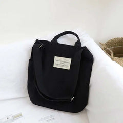 Women Canvas Tote Handbag Female Cloth Shoulder Bags Young Ladies Casual
