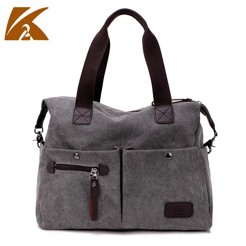 Women Canvas Tote Bag Large Capacity Messenger Handbag