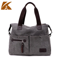 Women Canvas Tote Bag Large Capacity Messenger Handbag