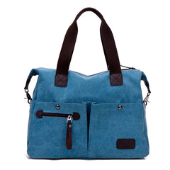 Women Canvas Tote Bag Large Capacity Messenger Handbag