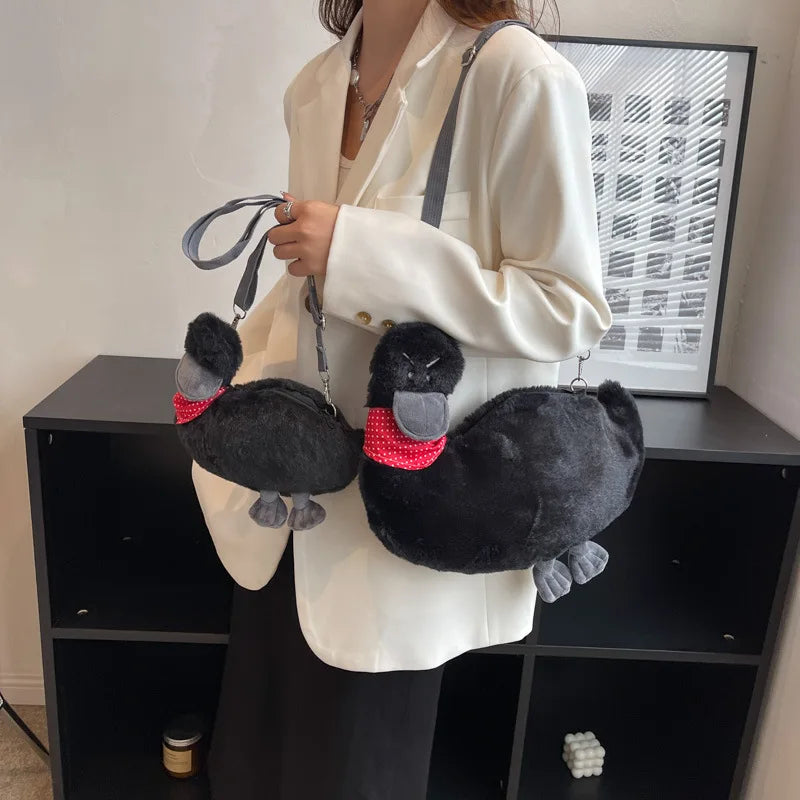Japanese Style Small Duck Messenger Bag Plush Bag