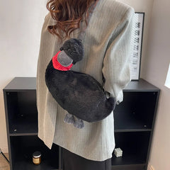 Japanese Style Small Duck Messenger Bag Plush Bag