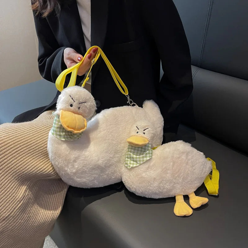 Japanese Style Small Duck Messenger Bag Plush Bag