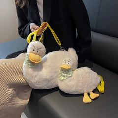 Japanese Style Small Duck Messenger Bag Plush Bag