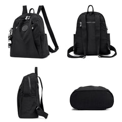 Women Casual Backpack with Pendant Travel Bagpack for Teenage Girl