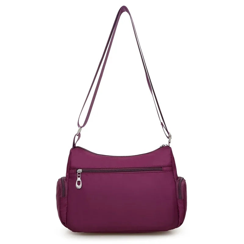 Women Casual Waterproof Nylon Shoulder Bag Large Capacity Mom Handbags Tote