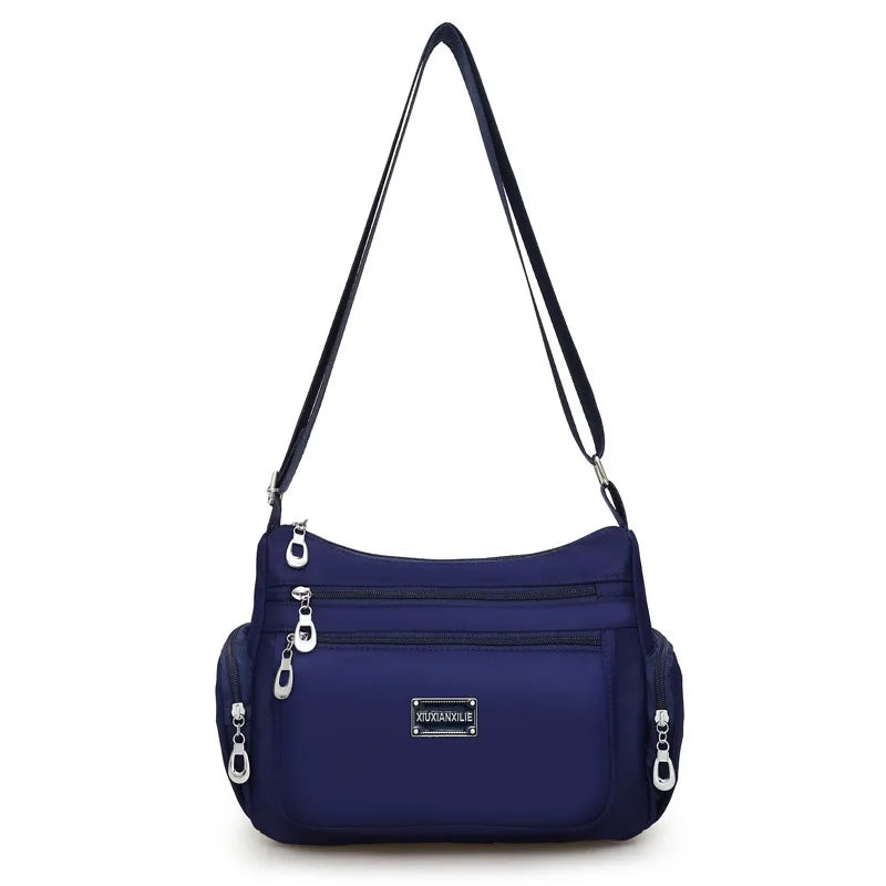 Women Casual Waterproof Nylon Shoulder Bag Large Capacity Mom Handbags Tote