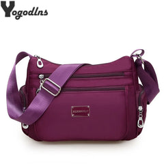 Women Casual Waterproof Nylon Shoulder Bag Large Capacity Mom Handbags Tote