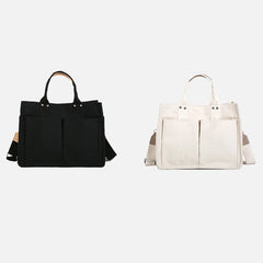 Large Capacity Canvas Tote Bag for Women, Crossbody Schoolbags