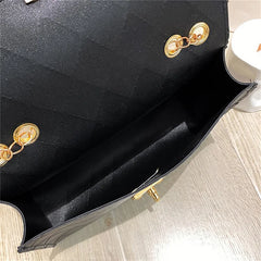 Women Casual Chain PU Leather Diamond Crossbody Bags Shoulder Bag Handbag