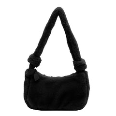 Fluffy Shoulder Bag Soft Furry Handbag Autumn/Winter Tote