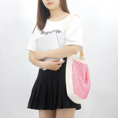 Women Casual Knit Slouchy Pouch Bag Granny Jacquard Cro