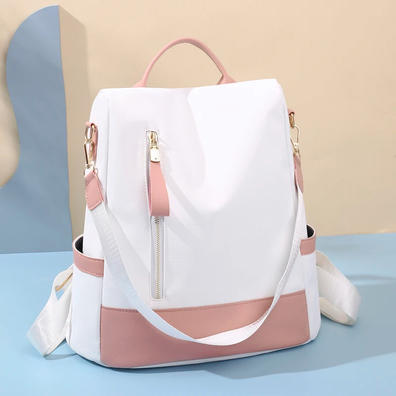Casual Large Capacity Backpack Oxford Fabric Female