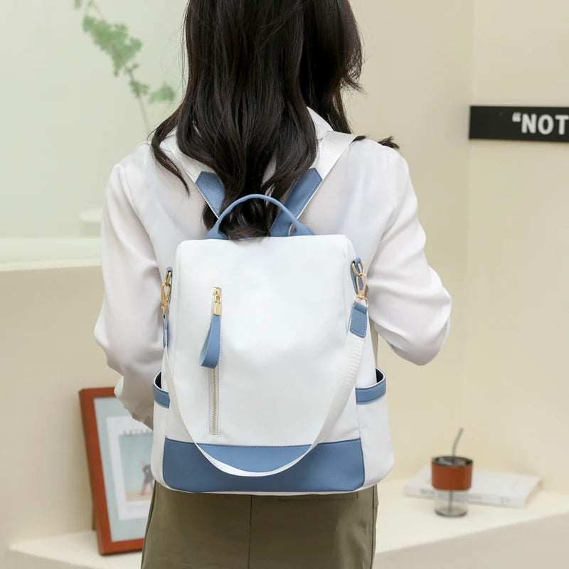 Casual Large Capacity Backpack Oxford Fabric Female