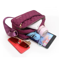 Waterproof Nylon Women Messenger Bag Shoulder Handbag