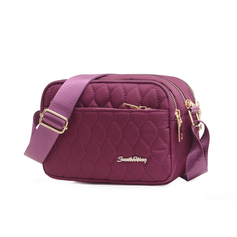 Waterproof Nylon Women Messenger Bag Shoulder Handbag