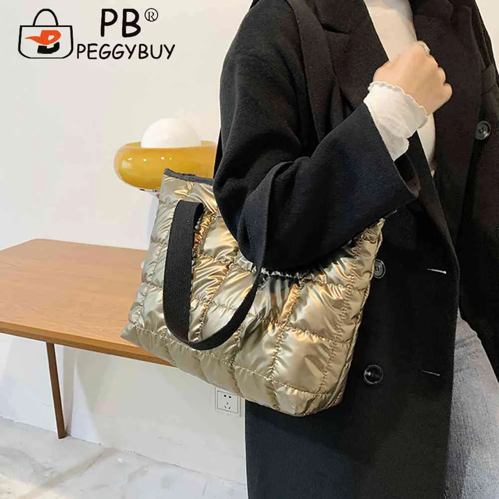 Women Casual Nylon Shoulder Bags Large Capacity Tote Handbags