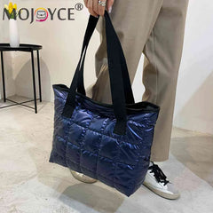 Women Casual Nylon Shoulder Bags Large Tote Handbags