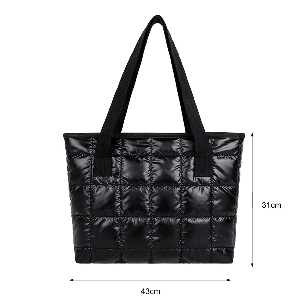 Women Casual Nylon Shoulder Bags Large Tote Handbags