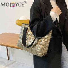 Women Casual Nylon Shoulder Bags Large Tote Handbags