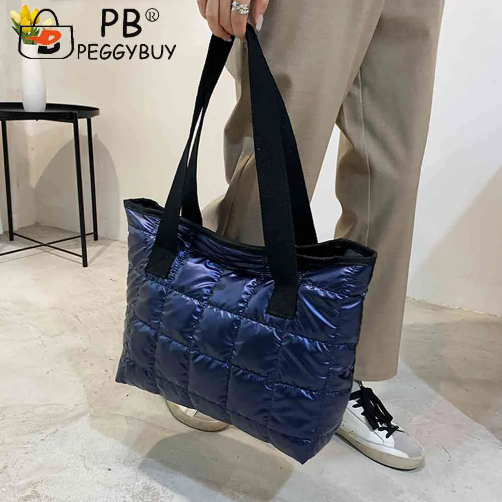 Women Casual Nylon Shoulder Bags Large Capacity Tote Handbags