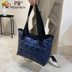 Women Casual Nylon Shoulder Bags Large Capacity Tote Handbags