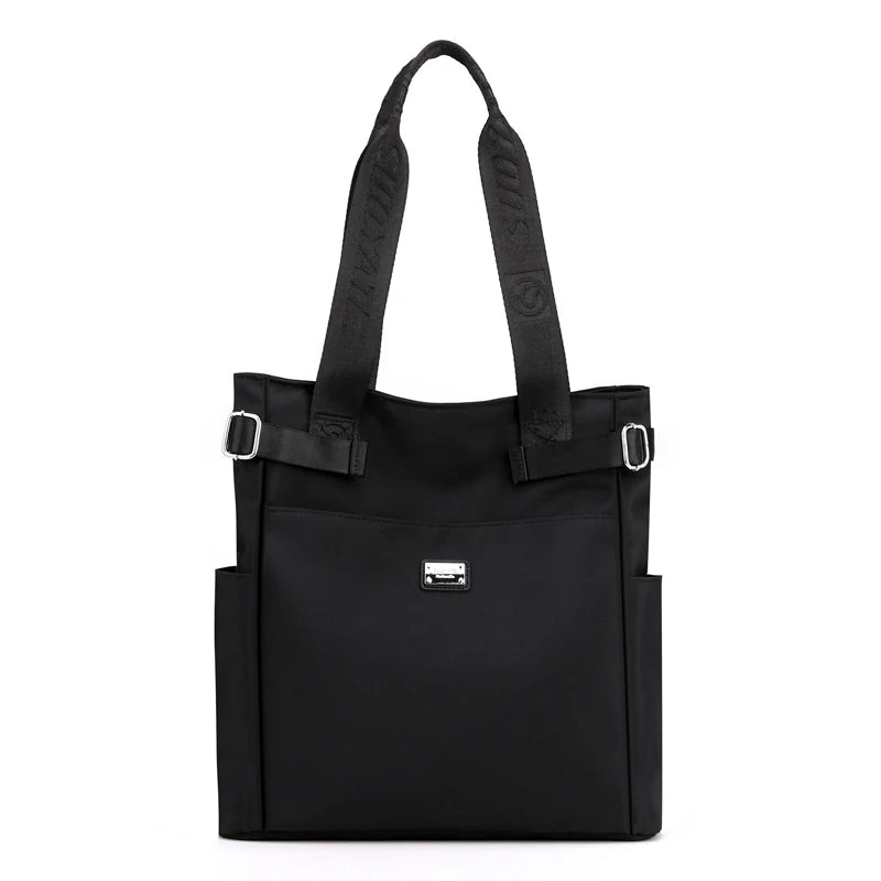 Women Casual Nylon Tote Bag Lightweight Waterproof Large Capacity Handbag