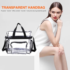 Women Casual PVC Handbags Female Transparent Shoulder Bag
