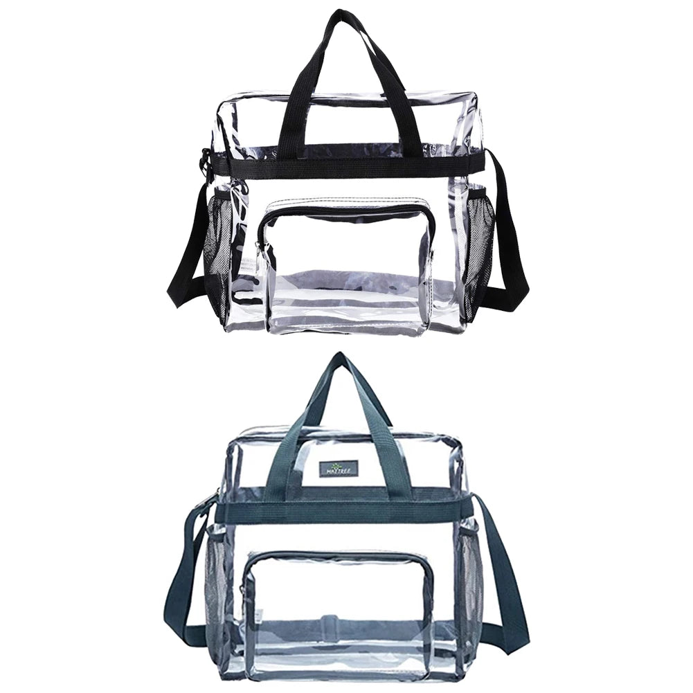 Women Casual PVC Handbags Female Transparent Shoulder Bag