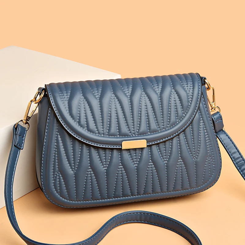 Women Casual Satchels Wide Straps Bag Handbag 100% cowhide High capacity Bags Fo