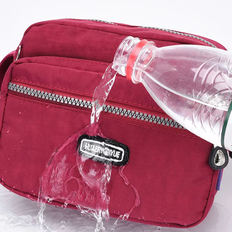Women Casual Shoulder Bag Multi-pocket Waterproof Ladies Messenger Bags Crossbod