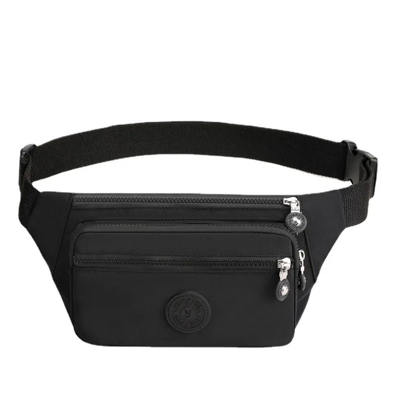 Women Casual Nylon Waist Pack Shoulder Bag for Travelling