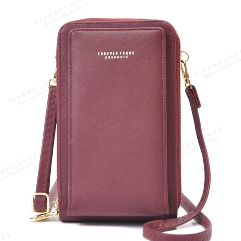 Women Casual Touch Screen Mobile Phone Shoulder Bag