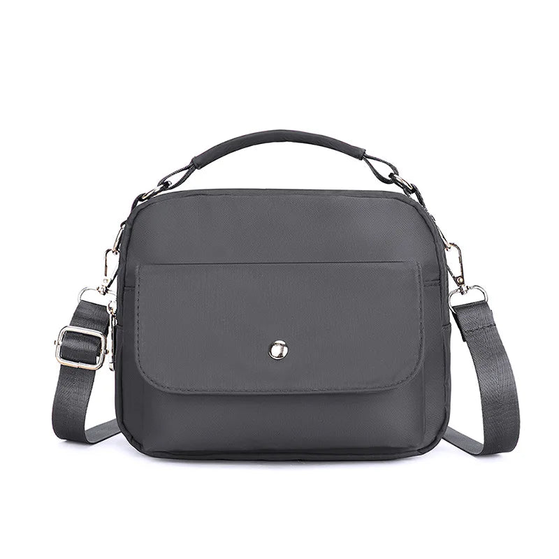 Middle-aged Elderly Waterproof Shoulder Bag Nylon Cloth Crossbody Messenger