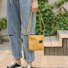 Women Casual Canvas Shoulder Bag Small Crossbody Purse Student Messenger Bag