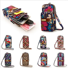 Women Cell Phone Pouch Mini Shoulder Bags Purse Crossbody Messenger Mobile Bag