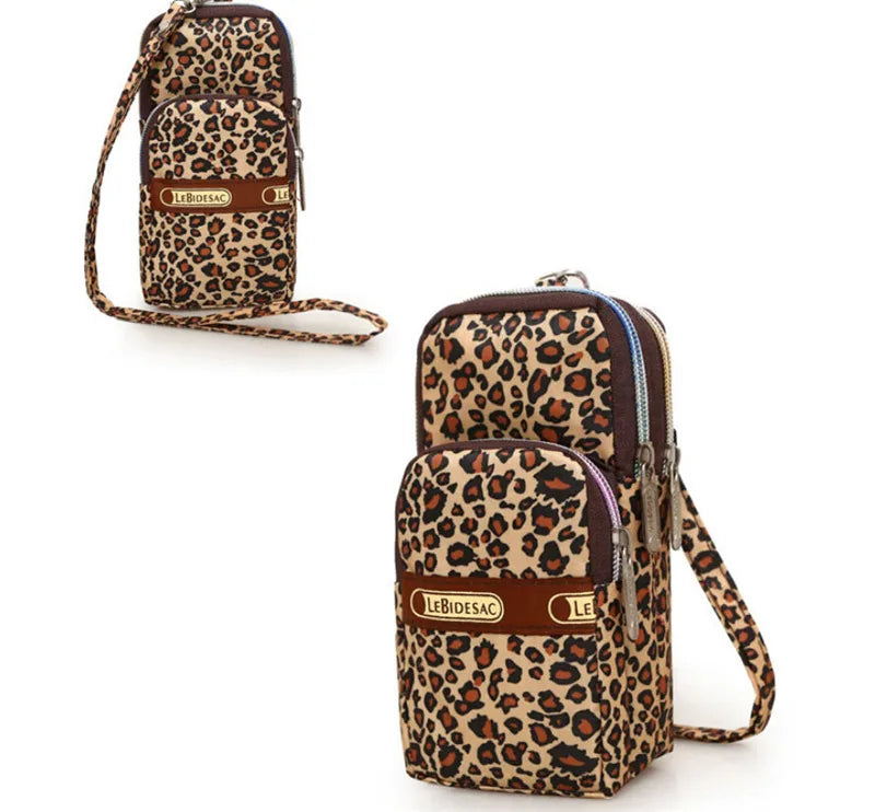 Women Cell Phone Pouch Mini Shoulder Bags Purse Crossbody Messenger Mobile Bag