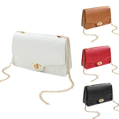Women Chain Flap Bags Handbags Pu Leather Crossbody Bag Shoulder Messenger Bag