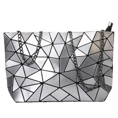 Women Chain Shoulder Bag Geometric Messenger Bags Clutch Evening Bag