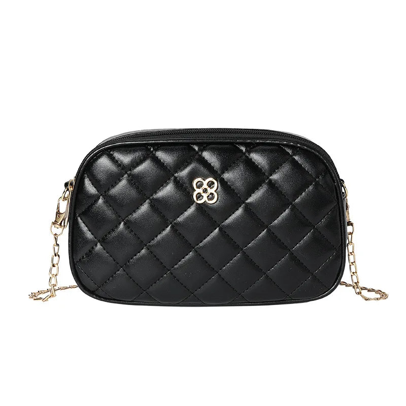 Women Chain Mini Bag Square Phone Wild Lady Shoulder Crossbody Messenger Clutch