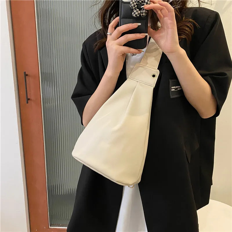 Women Chest Bag PU Leather Crossbody Shoulder Bags Style Small Female Chest Pack