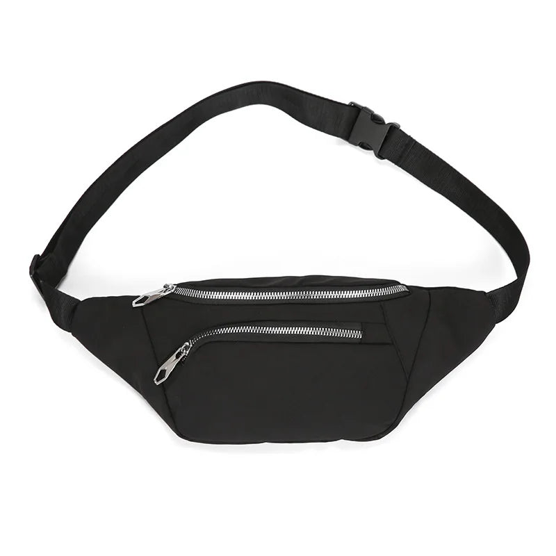 Nylon Women Chest Bag Shoulder Crossbody Phone Sports Waist Fanny Pack