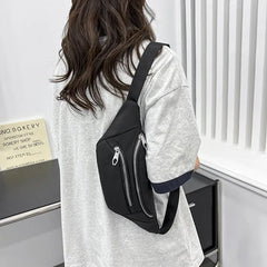 Nylon Women Chest Bag Shoulder Crossbody Phone Sports Waist Fanny Pack