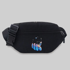 Hand Series Pattern Outdoor Waist Storage Bag