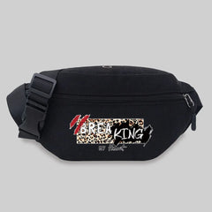 Leopard Series Crossbody Bag Outdoor Waist Storage Bag