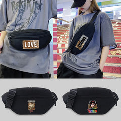 Leopard Series Crossbody Bag Outdoor Waist Storage Bag